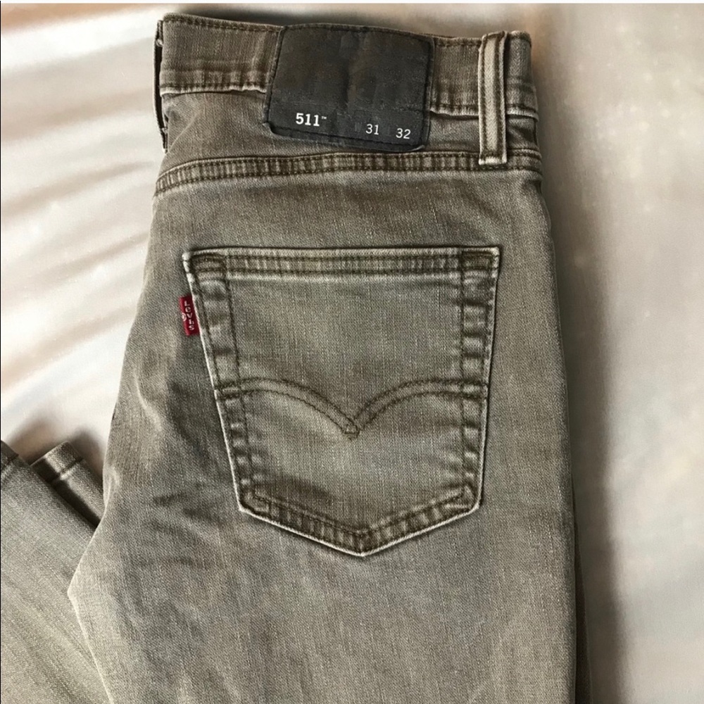 Men’s Grey Levi Jeans